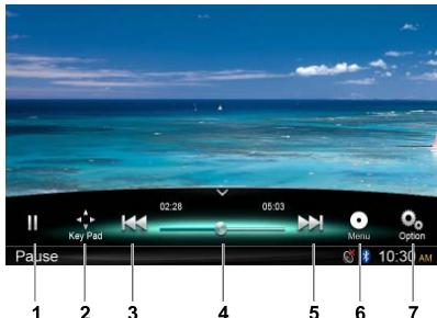 CLARION NX502ETRK - Menu de lecture - 1