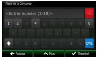 CLARION NX502ETRK - Saisissez le numéro de l'habitation : - 3