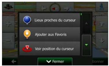 CLARION NX502ETRK - Enregistrer un emplacement comme destination favorite - 2