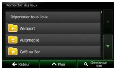 CLARION NX502ETRK - Répertorier tous les lieux - 1