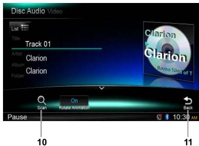 CLARION NX502ETRK - Menu de lecture - 2