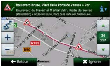 CLARION NX702E - Événements traffic - 4