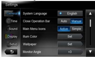 CLARION NX702E - Réglage personnalisé - 2