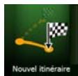 CLARION NX702E - Sélectionner une nouvelle destination lorsque vous avez déjà un itinéraire : Nouvel itinéraire, étape ou destination finale - 2