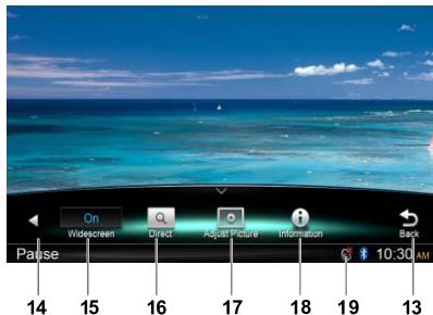 CLARION NX702E - Menu de lecture - 3