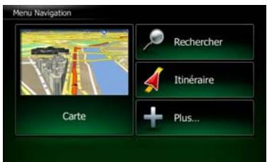 CLARION NX702E - Naviguer sur la carte - 1