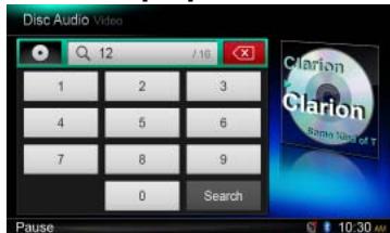 CLARION NX702E - Fonction de recherche - 1
