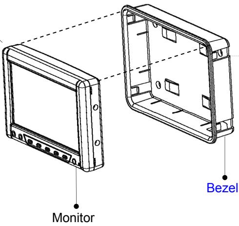 CLARION VMA573 - Flush mounting in the headrest - 2