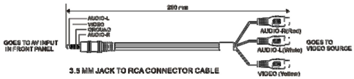 CLARION VMA773 - Connections diagram - 2