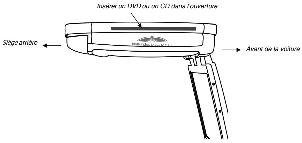 CLARION VT1010E - Fonctions des boutons (moniteur ouvert) - 1