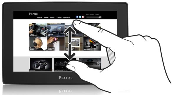 PARROT ASTEROID SMART FR - Naviguer sur une page Web - 2