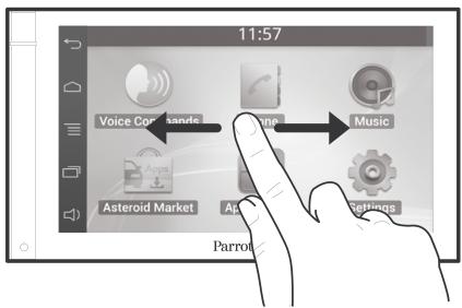 PARROT ASTEROID SMART FR - Ecran d'accueil - 1