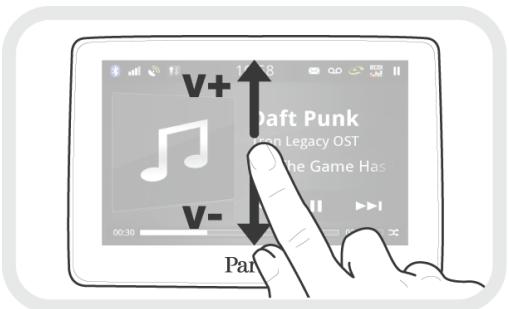 PARROT ASTEROID TABLET - Utiliser les commandes sur écran. - 2