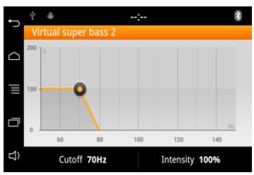 PARROT ASTEROID TABLET FR - Utilser l'effet Virtual Super Bass 2 - 1