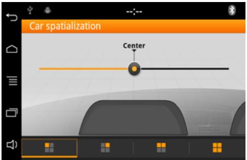 PARROT ASTEROID TABLET FR - Utiliser la fonction Car spatialization - 1