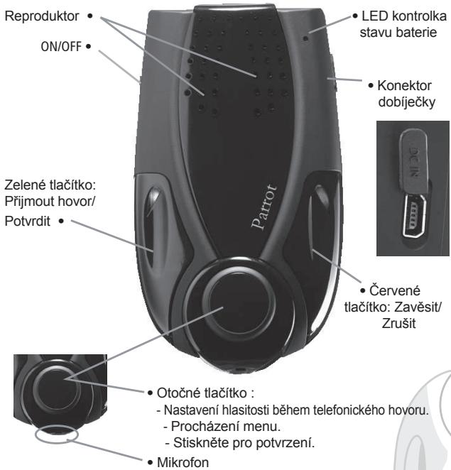 PARROT MINIKIT - Popis pristroje Parrot MINIKIT - 1