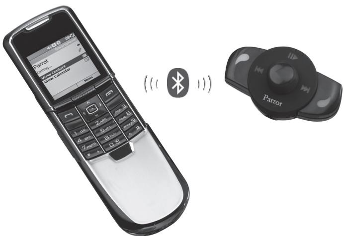 PARROT MUSICKIT MK6000 - KOPPELING VAN UW TELEFOON MET DE PARROT MK6000 - 1