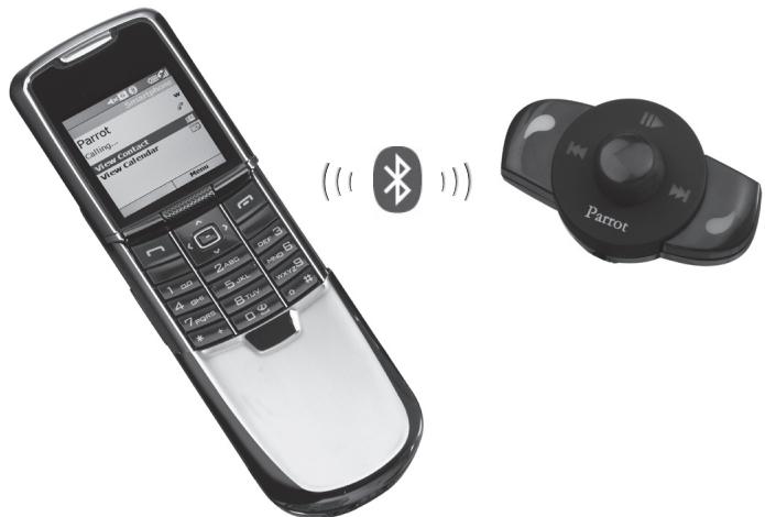 PARROT MUSICKIT MK6000 - JUMELAGE DE VOTRE TÉLÉPHONE AVEC LE PARROT MK6000 - 1