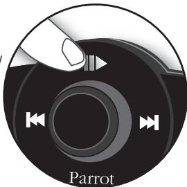PARROT MUSICKIT MK6000 - Pause de la lecture de fichiers musicaux : - 1