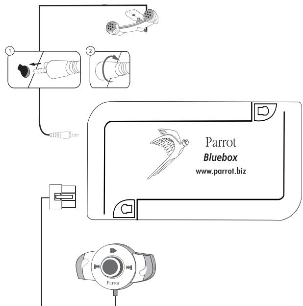 PARROT MUSICKIT MK6000 - INSTALAÇÃO DO PARROT MK6000 - 1