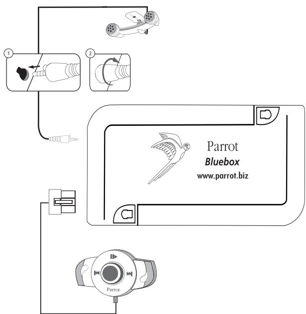 PARROT MUSICKIT MK6000 - INSTALLATION DU PARROT MK6000 - 1