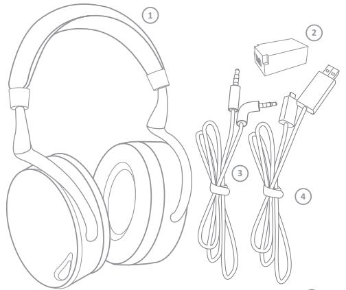 PARROT ZIK - Conteudo da embalagem - 1