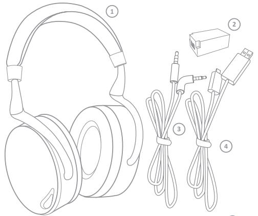 PARROT ZIK - Contenuo dell'imballaggio - 1