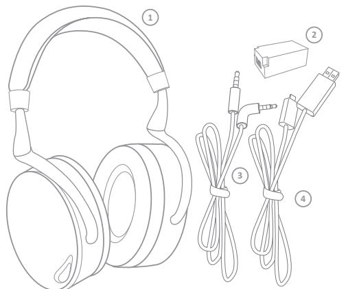 PARROT ZIK - Inhalt der Verpackung - 1