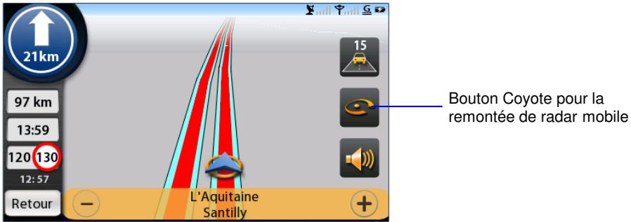 COYOTE NAV V2 - SIGNALER UN RADAR MOBILE - 1