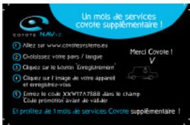 COYOTE NAV V2 - CONTENU DU COFFRET - 5