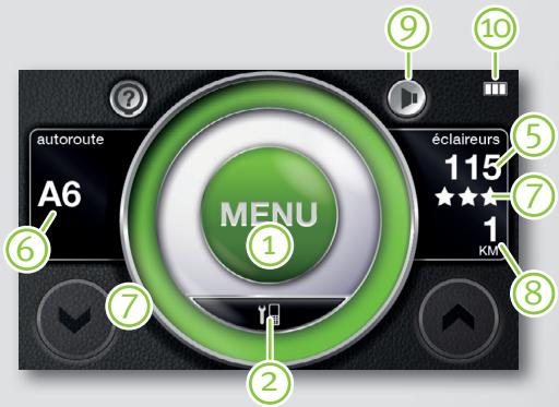 COYOTE NAV+ - Écran à l'arrêt - 2