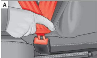 SEAT ARONA - Attacher et détacher la ceinture de sécurité - 1