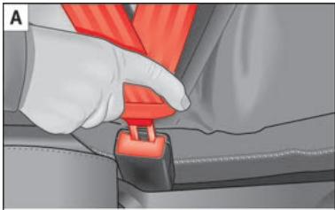 SEAT ATECA - Réglage de la ceinture de sécurité - 1