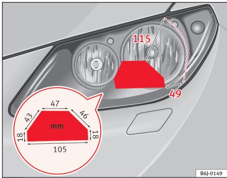 SEAT IBIZA 4 - Recouvrement des phares doubles pour guide droit* - 1