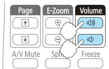 EPSON EB 1761W - Réglage du volume - 1