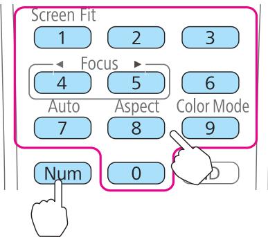 EPSON EB 1761W - Réglage de la fonction Mot de passage protégé - 5