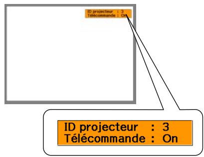 EPSON EB 1761W - Définition d'un ID et utilisation de la télécommande - 6