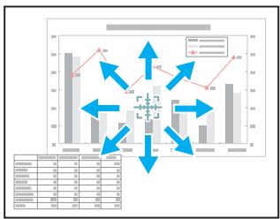 EPSON EB 1761W - Démarrez la fonction E-Zoom. - 3