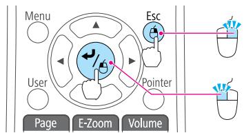 EPSON EB 1761W - Clics de souris - 1