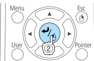 EPSON EB 1761W - Modifiez les réglages. - 3