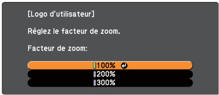 EPSON EB 1761W - Enregistrement d'un logo d'utilisateur - 12