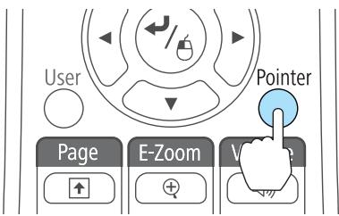 EPSON EB 1761W - Affichez le pointeur. - 1
