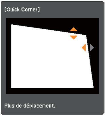 EPSON EB 1761W - Correction manuelle - Quick Corner - - 6