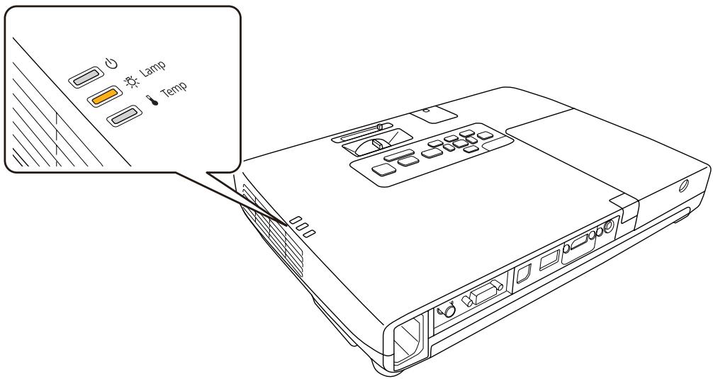EPSON EB 1761W - Périodicité de remplacement de la lampe - 2