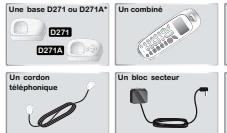 SAGEMCOM D271A,  D271 A,  D271 A - PACK SOLO: - 1