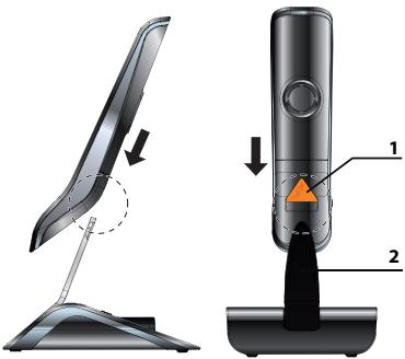 SAGEMCOM DD 770 A - Mettre en charge le combiné - 1