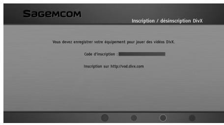 SAGEMCOM PACK BPRSI88-250 HD TNTSAT - Inscription / déscription DivX - 1