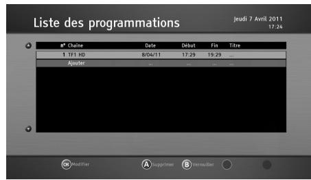 SAGEMCOM PACK BPRSI88-250 HD TNTSAT - Enregistrer manuellement des programmes - 2