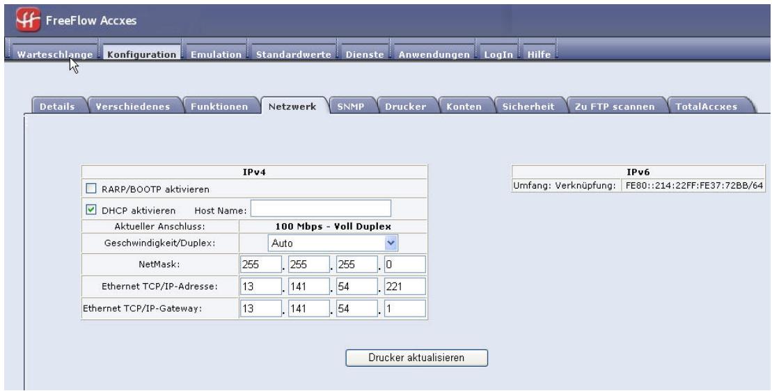 XEROX 6604 6605 - In Web Printer Manager Tool: - 1