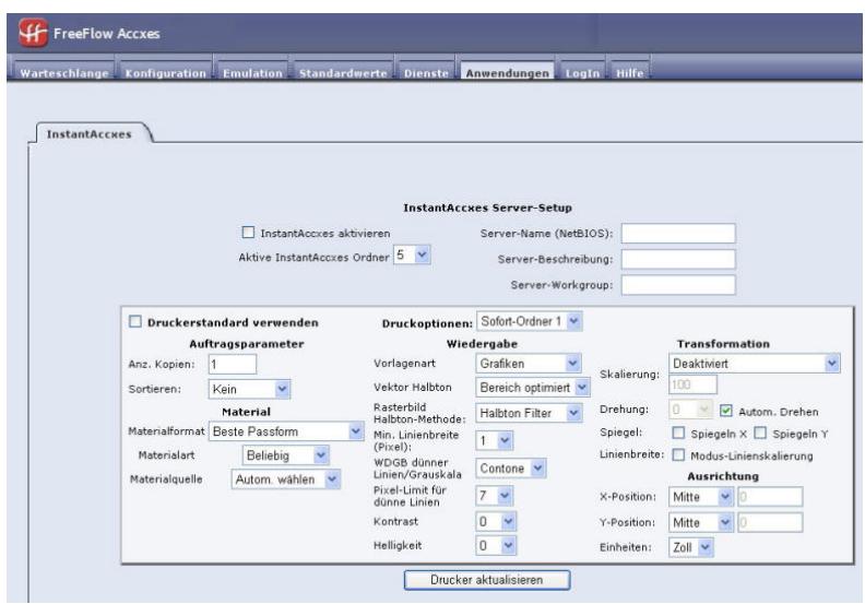 XEROX 6604 6605 - InstantAccxes aktivieren: - 1